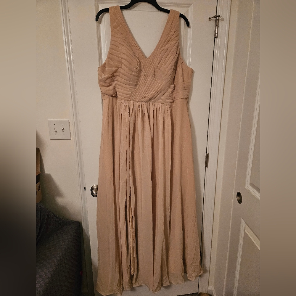 Nude Bridesmaid Dress